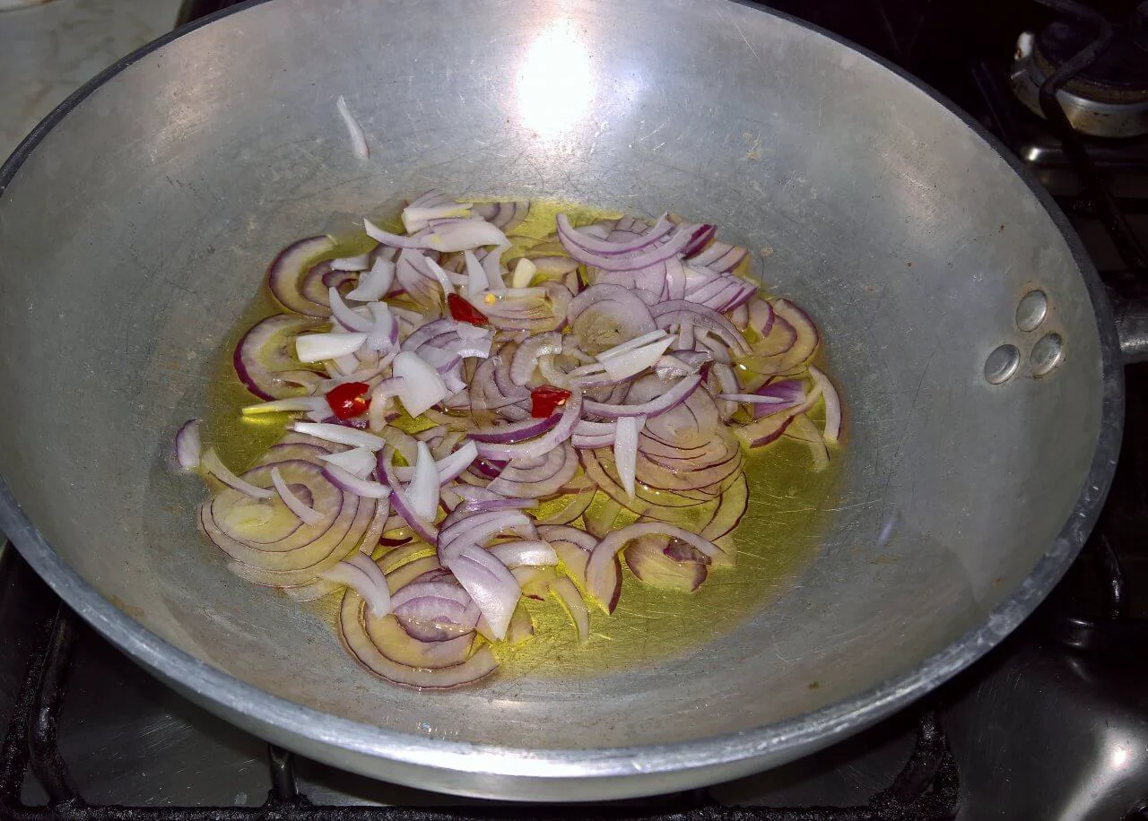Farfalle con cavolfiore in rosso